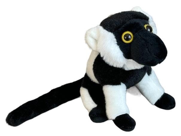 Ziki Black and White Vari Lemur 14 cm - soft plush toy for everyone