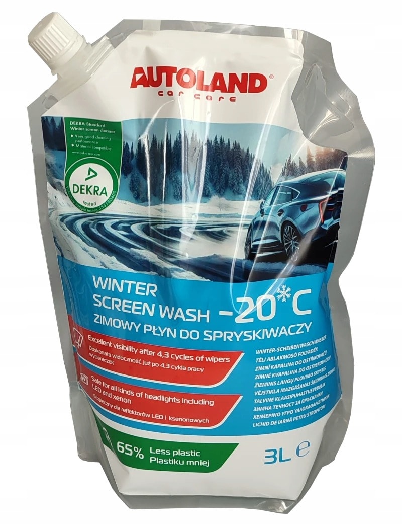 ALND Winter Windshield Washer Fluid -20 Degrees 3L - perfect for winter conditions