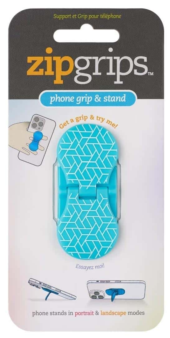 ZipGrip Finger Grip for Phone - Geometric Patterns for everyone!