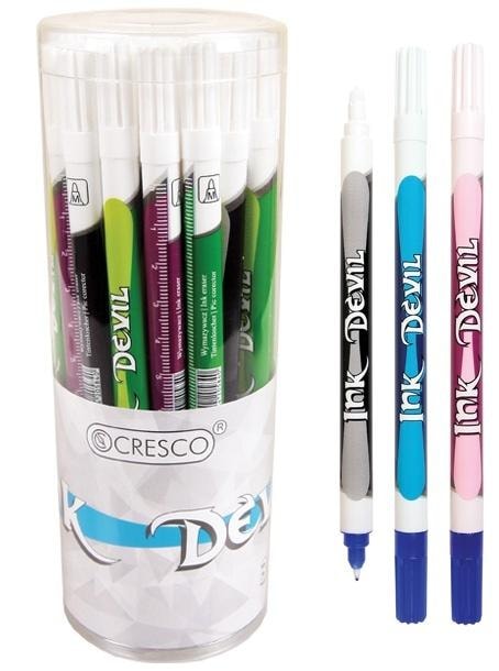 Cresco Ink eraser with corrector - 30 pieces for precise corrections