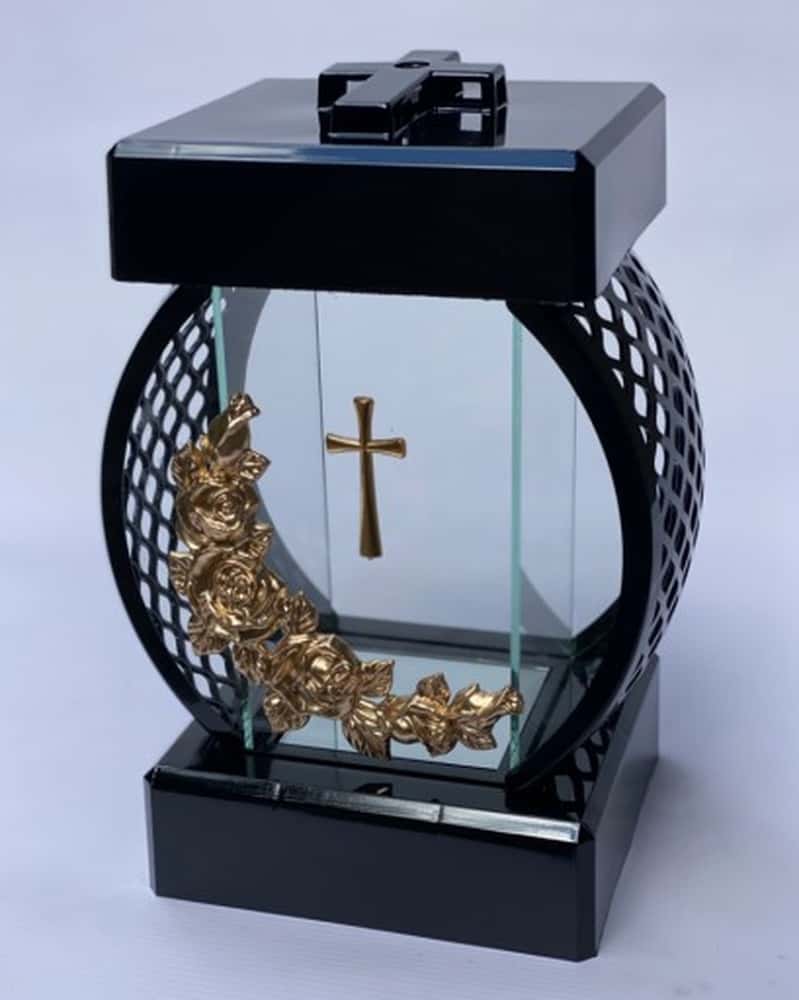 Sadows Glass Lantern Pantheon - Grave Decoration