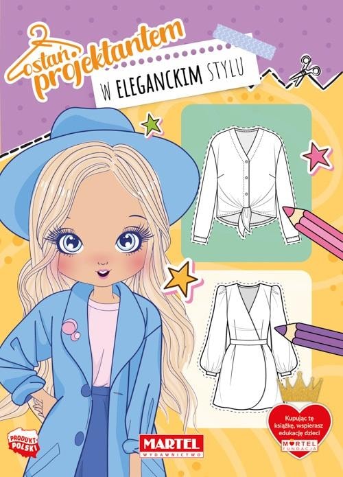 Katarzyna Salamon Become a designer. In an elegant style - coloring book and cutout