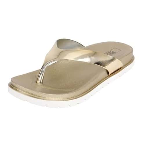 Women's Flip-Flops Gold - perfect for summer, size 40