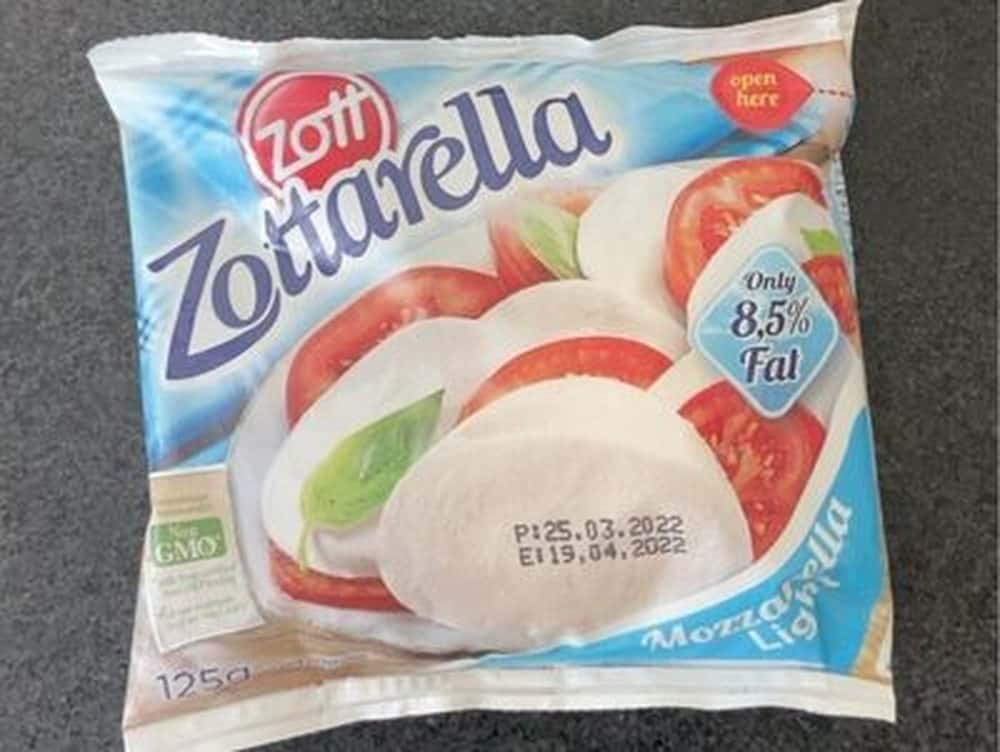 Zott Zottarella Light - Reduced fat mozzarella 125g