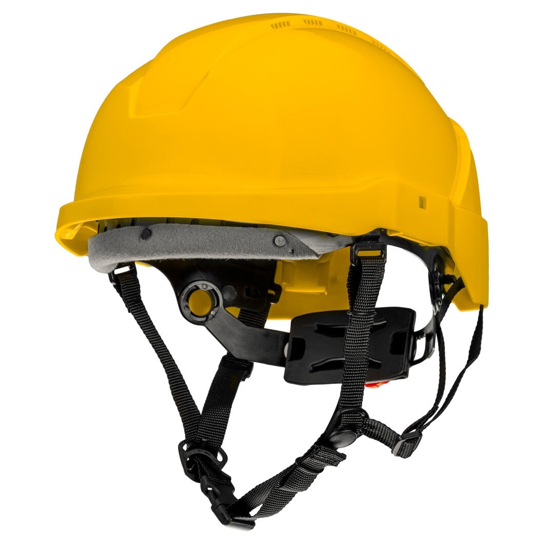 NEO Industrial helmet for working at heights, yellow - safety and comfort