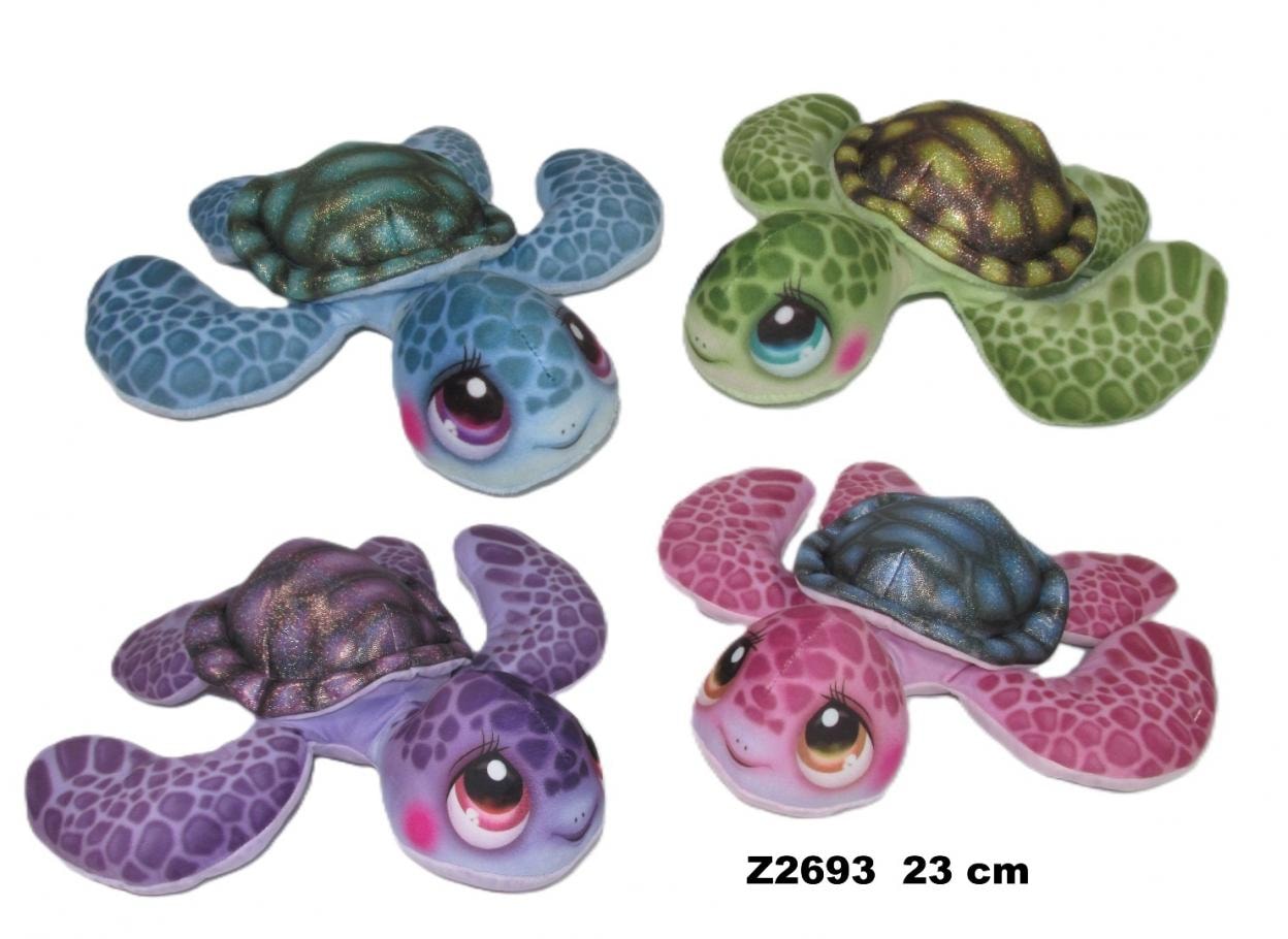 Plush turtle 23 cm MIX - perfect for cuddling