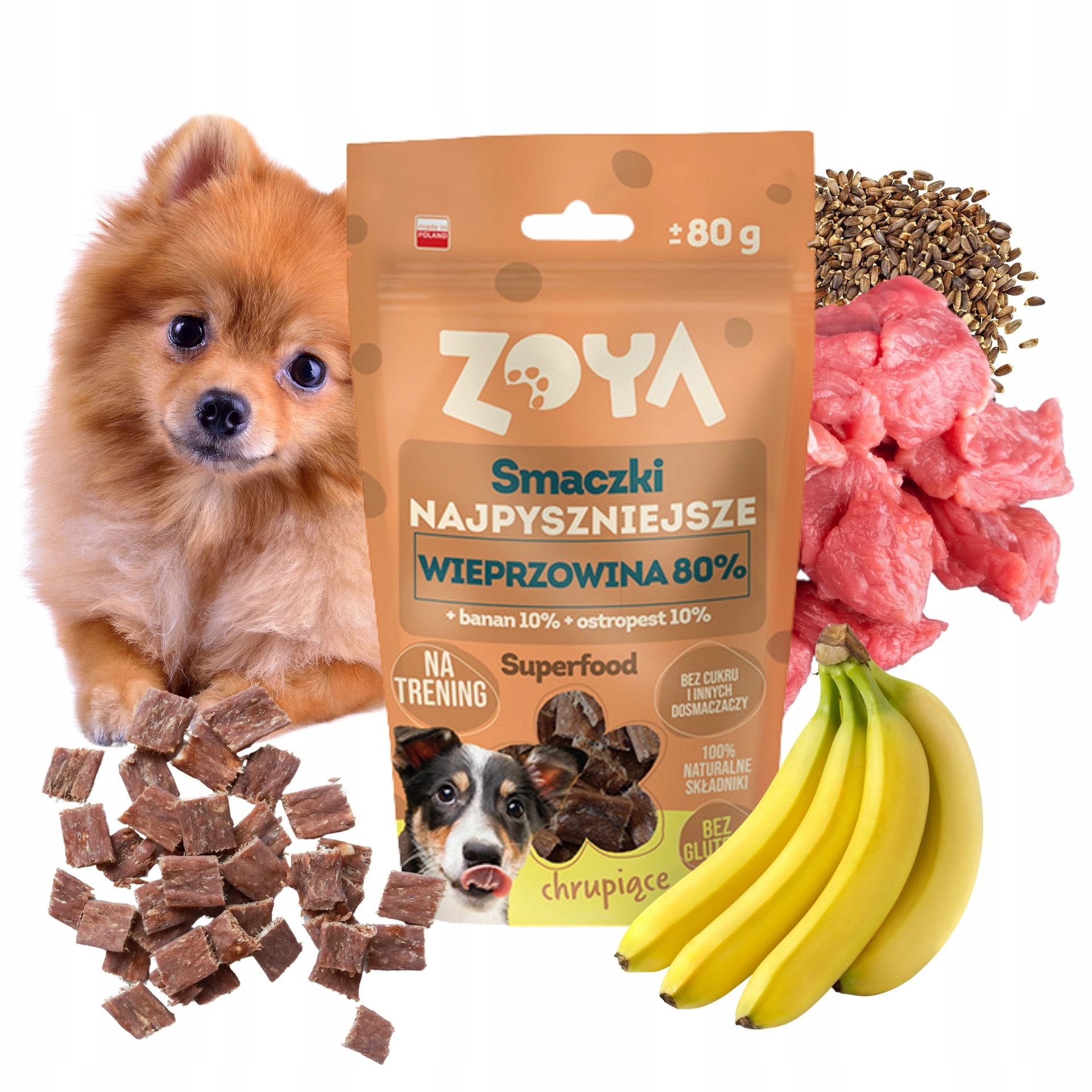 ZOYA Smaczki - The most delicious dog treats 80g - perfect as a reward