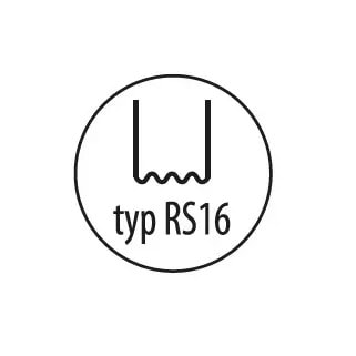 DEDRA Staples for plastic RS16 - small wave, 100 pcs - perfect for repairs