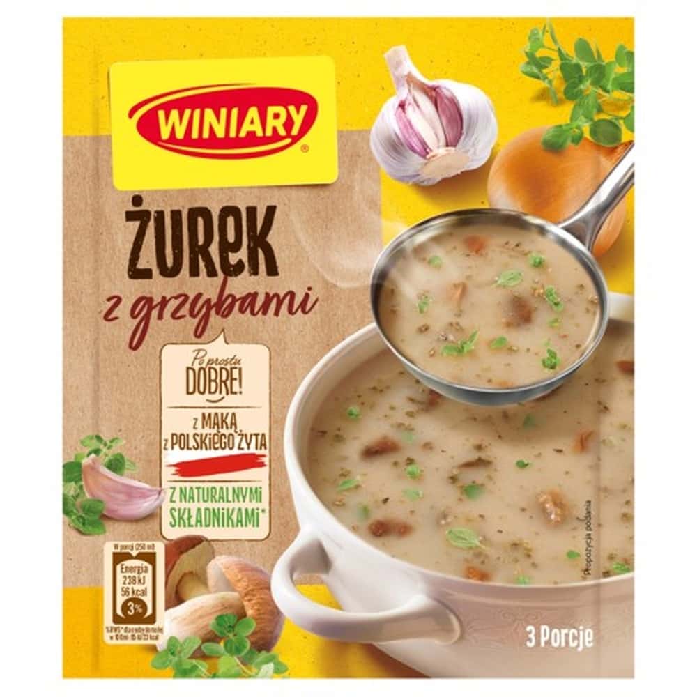 Winiary Żurek with mushrooms Our Speciality - quick and tasty lunch