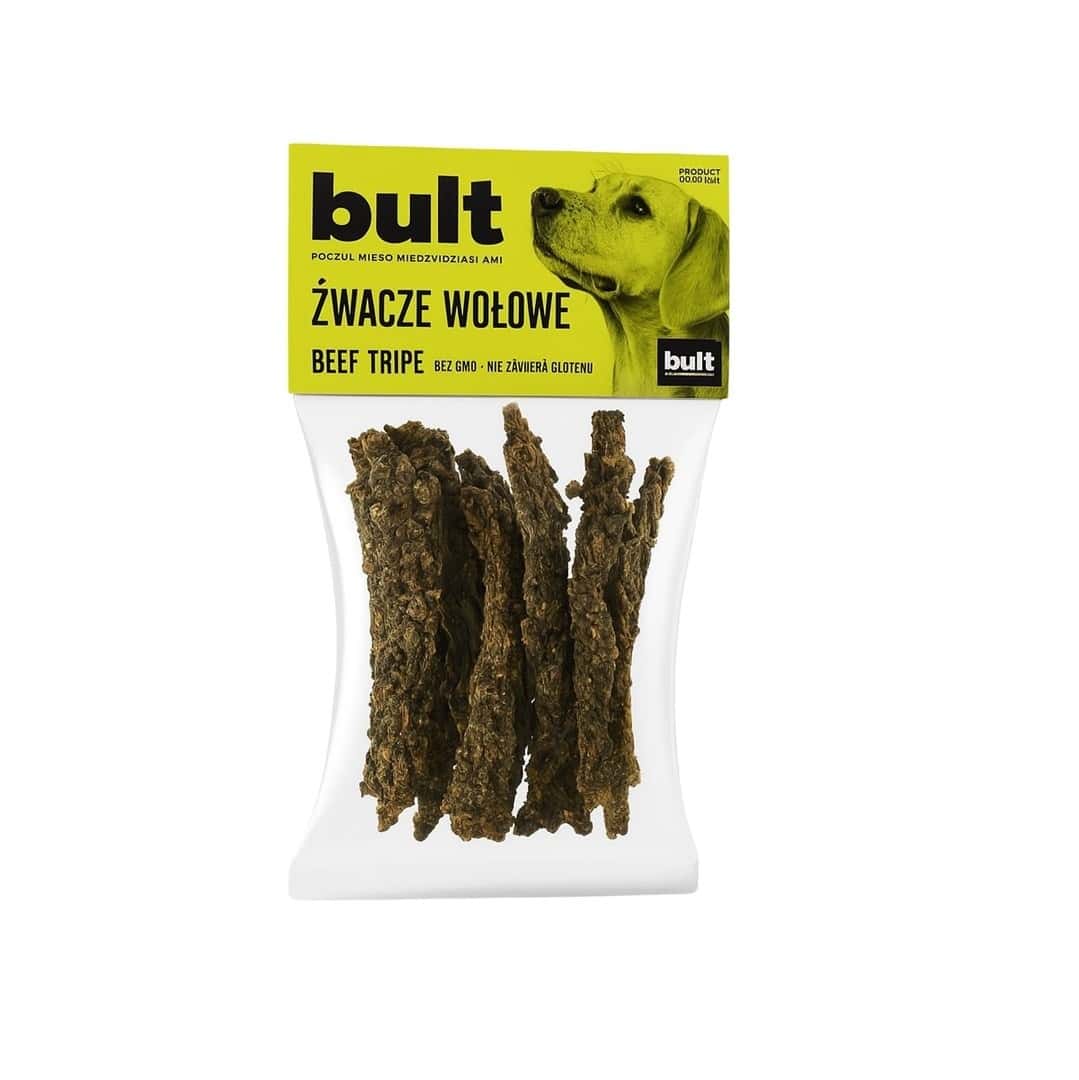BULT Beef Tripe for Dogs - natural treat 100g