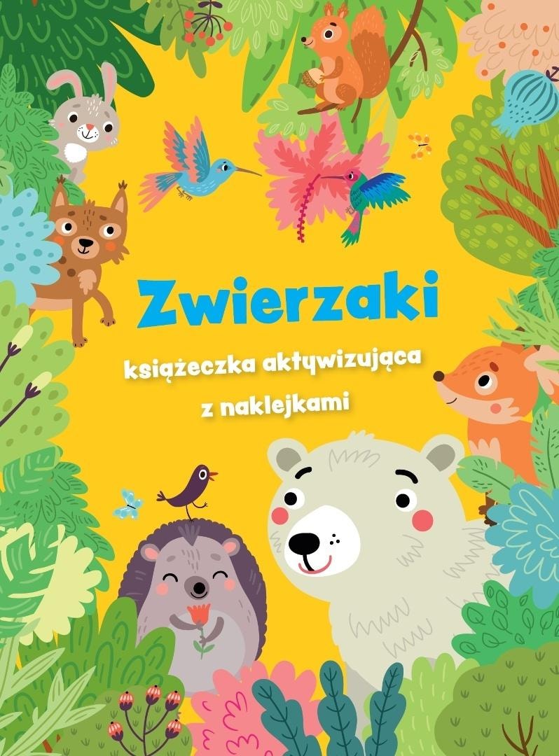 Cuberdon Books Animals - activity book with stickers for children