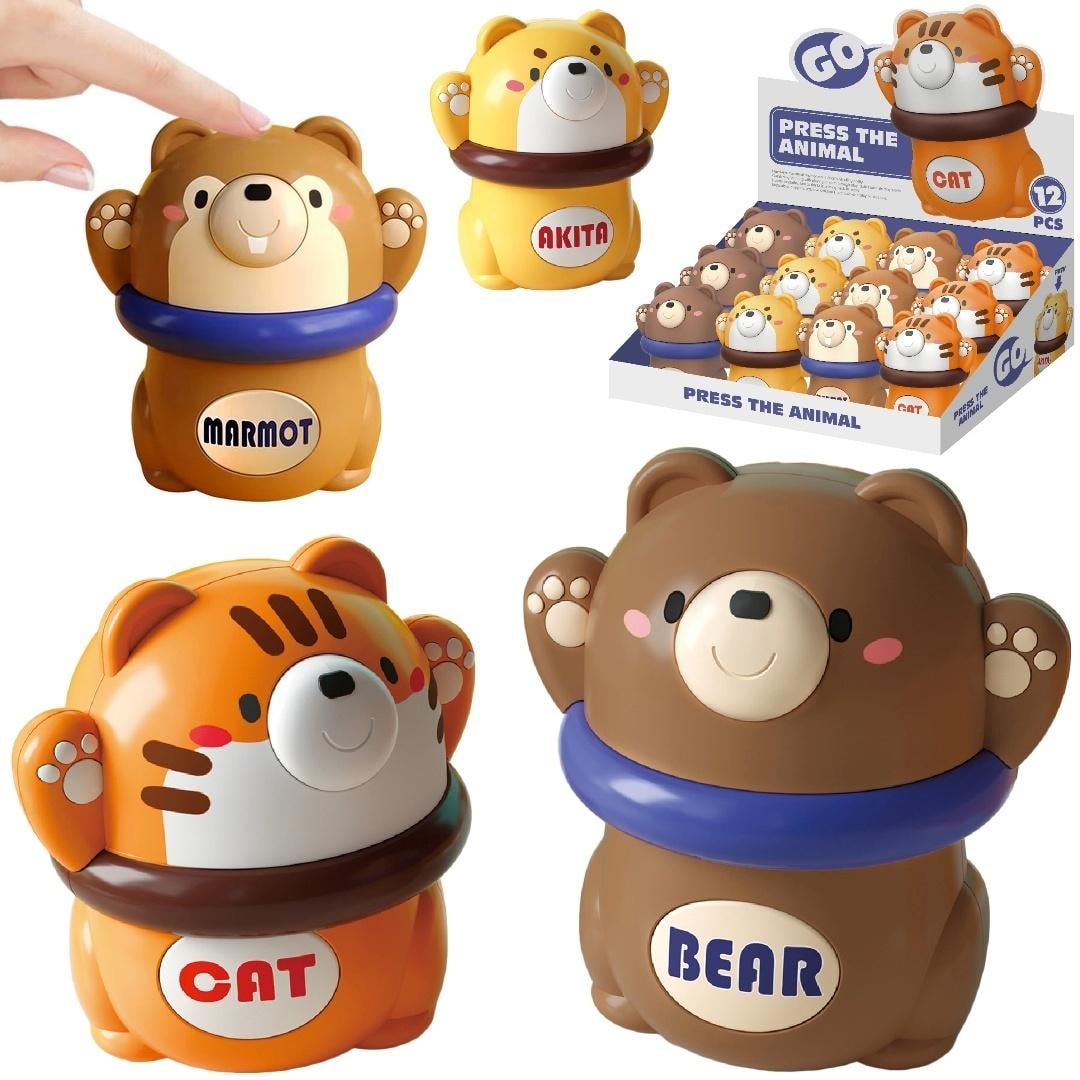 Animals Press and Go Mix - Sensory toy for children