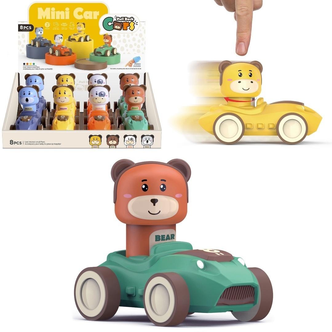 Pressed animal in a car MIX - perfect for playing