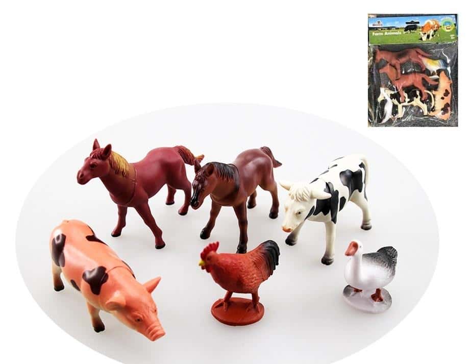 Animal Planet Farm Animals - Figures Set 6 pieces