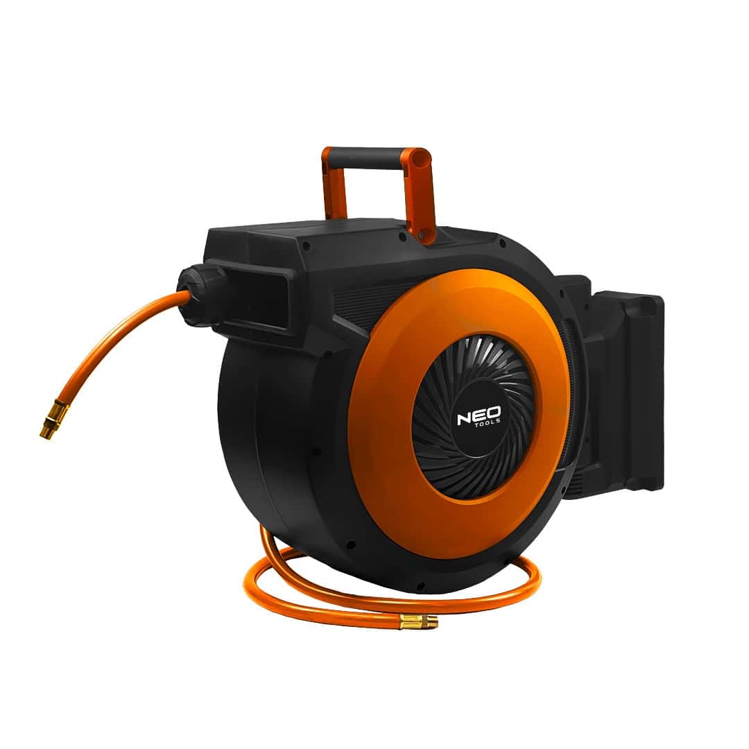 Pneumatic hose reel composite 9.5 mm x 15 m - reliable and efficient