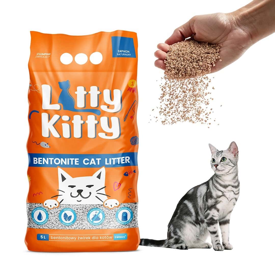 Lit.Kitty Bentonite Cat Litter - 5L for your pet's comfort