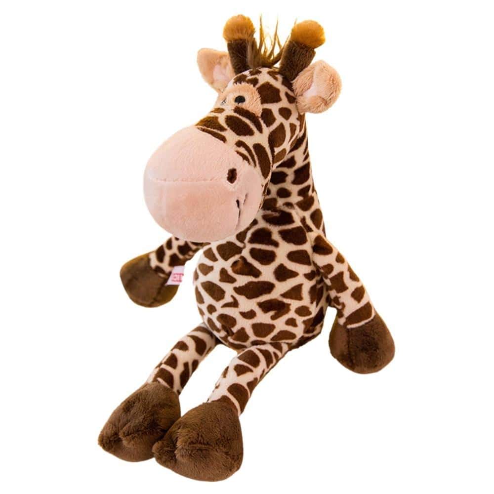 Plush giraffe brown mascot 28 cm - perfect cuddly toy for children